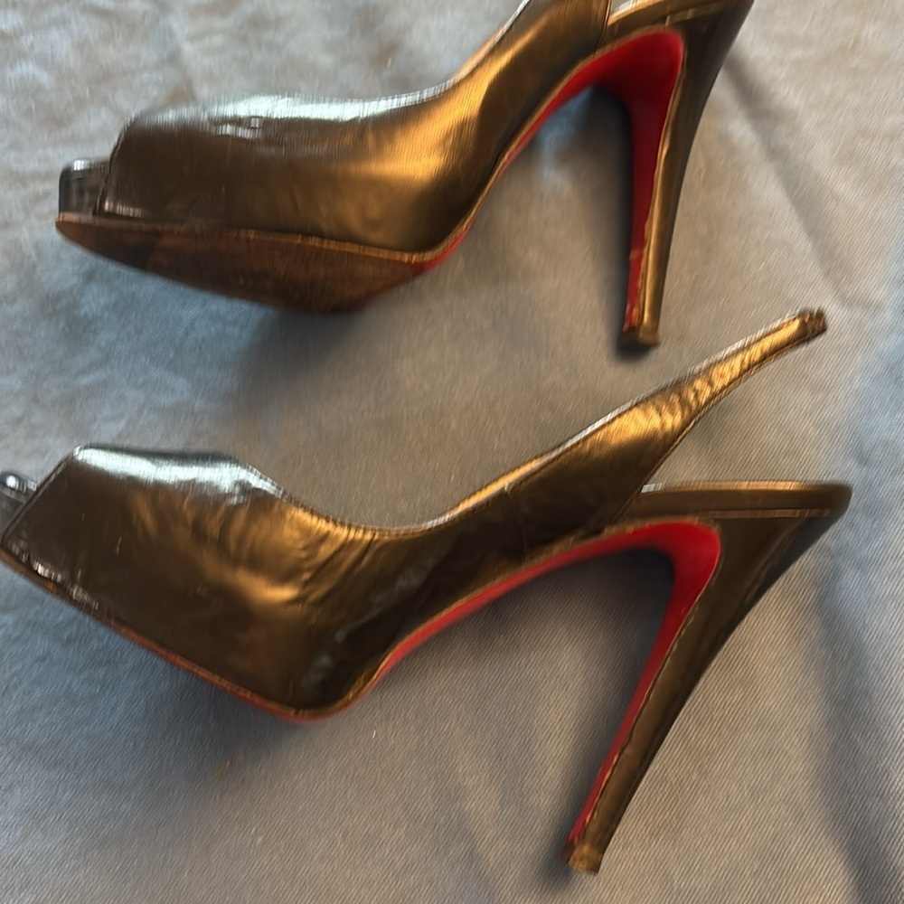 Vintage Christian Louboutin Black Stiletto Heels - Picture 12 of 13